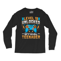 Vector Level 13 Unlocked Official Teenager Tshirt Long Sleeve Shirts | Artistshot