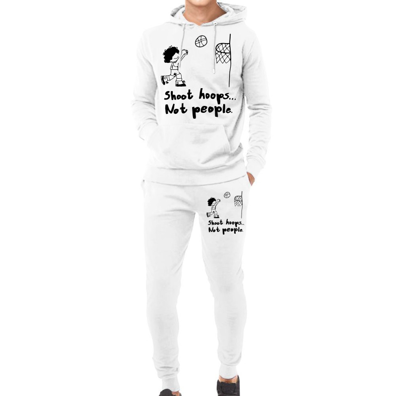 Shoot Hoops Not People Hoodie & Jogger Set | Artistshot