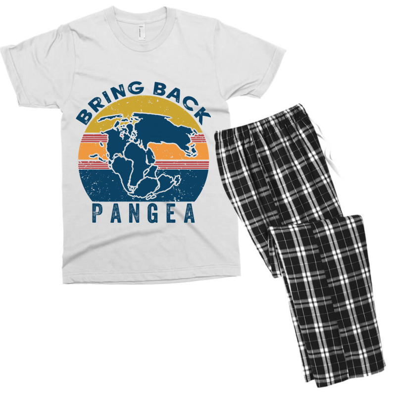 Retro Vintage Bring Back Pangea Funny Geologist Ge Men's T-shirt Pajama Set by LamiyaAlejo | Artistshot