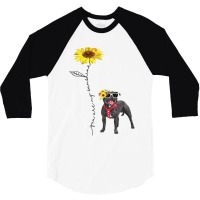 Staffordshire Bull Terrier My Friends My Sunshine 3/4 Sleeve Shirt | Artistshot