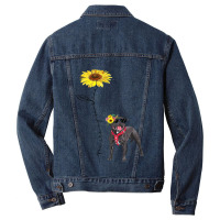 Staffordshire Bull Terrier My Friends My Sunshine Men Denim Jacket | Artistshot