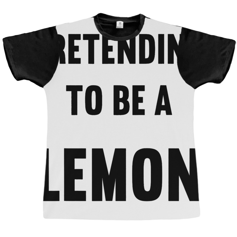 Pretending To Be A Lemon Costume Funny Halloween P Graphic T-shirt | Artistshot