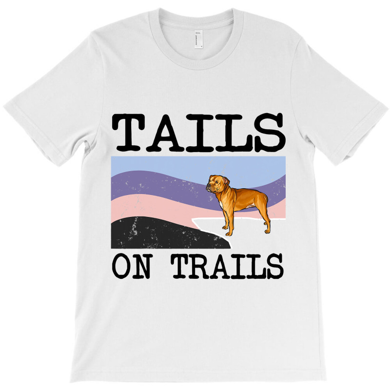 Staffordshire Bull Terrier Tails On Trails Funny D T-shirt | Artistshot