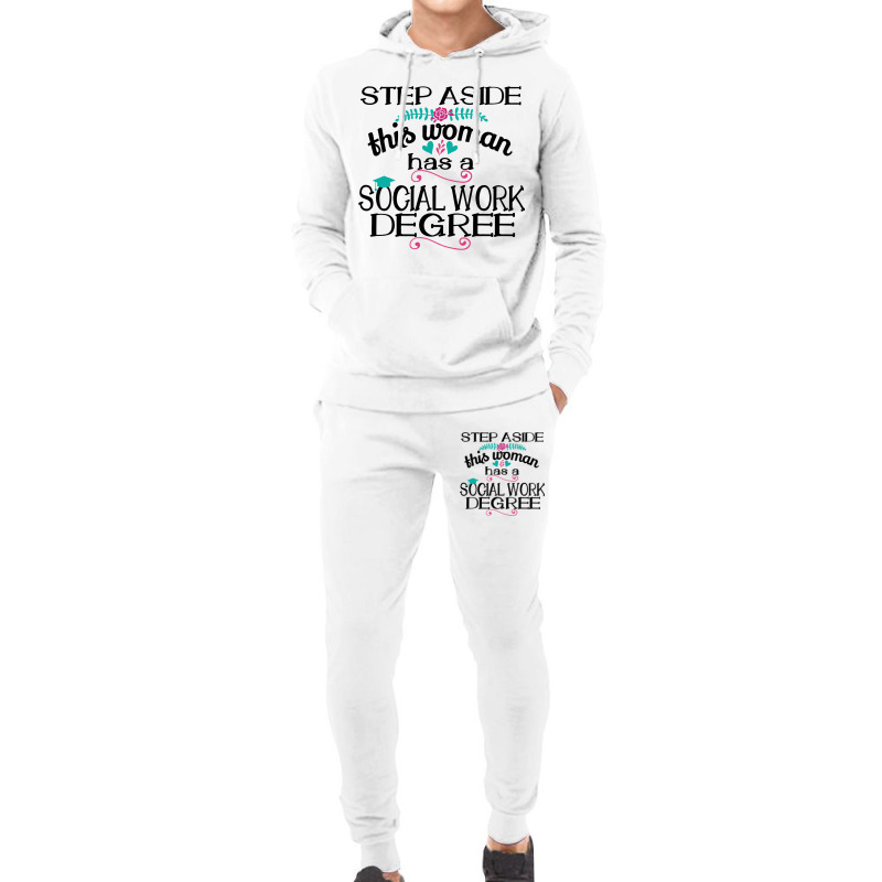 Social Worker Graduation Msw Social Work Masters Hoodie & Jogger Set | Artistshot