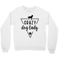 Staffordshire Crazy Dog Lady Mom Paw Print Puppy C Crewneck Sweatshirt | Artistshot