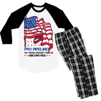 Pro Pipeline My Truck Doesn´t Run On Unicorn Piss Men's 3/4 Sleeve Pajama Set | Artistshot