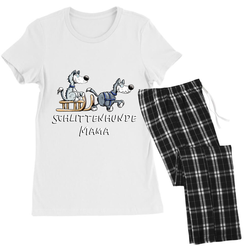 Sleigh Dog Mama I Husky Malamute Woman Gift Women's Pajamas Set by CalliopeEasley | Artistshot