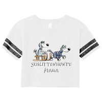 Sleigh Dog Mama I Husky Malamute Woman Gift Scorecard Crop Tee | Artistshot