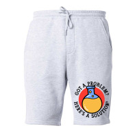 Problem Solution Solving Science Chemist Scientist Fleece Short | Artistshot