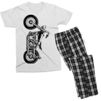 Retro Vintage Motorcyclist Shirt Motorcross Biker  Men's T-shirt Pajama Set | Artistshot