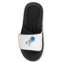 Skeleton Goalie Stick Halloween Funny Lacrosse Eas Slide Sandal | Artistshot