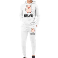 Pig Farmer Sorry I Cant I Have Plans With My Pig Hoodie & Jogger Set | Artistshot