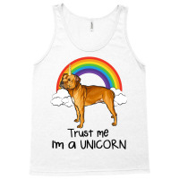 Rainbow Staffordshire Bull Terrier Trust Me Im A U Tank Top | Artistshot