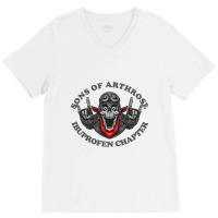 Sons Of Ibuprofen Arthritis Motorcycle Biker 3 V-neck Tee | Artistshot