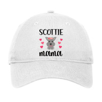 Scottie Mama Scottie Owner Scottish Terrier Mom Adjustable Cap | Artistshot