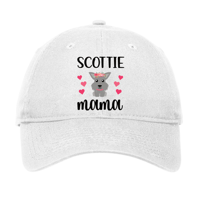 Scottie Mama Scottie Owner Scottish Terrier Mom Adjustable Cap by KhalifSpina | Artistshot