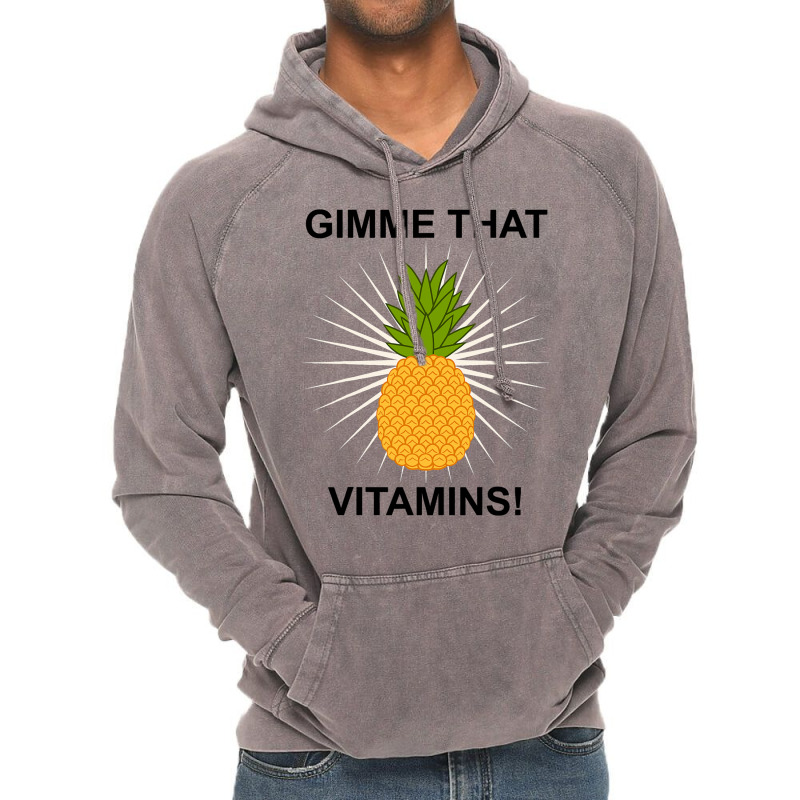 Pineapple Delicious Vitamins Fruit Lover Vintage Hoodie | Artistshot