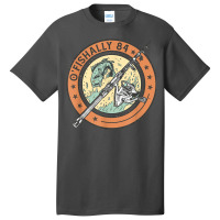 84 Year Old Fishing 84th Birthday Bass Fish Fisherman Dad Basic T-shirt | Artistshot