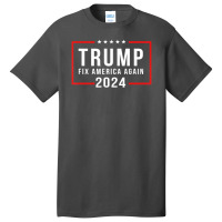 Trump 2024 Fix America Again Donald Trump 2024 Basic T-shirt | Artistshot