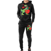 Day T  Shirt Kawaii Dinosaur Raptor Roar Valentines Day T  Shirt Hoodie & Jogger Set | Artistshot