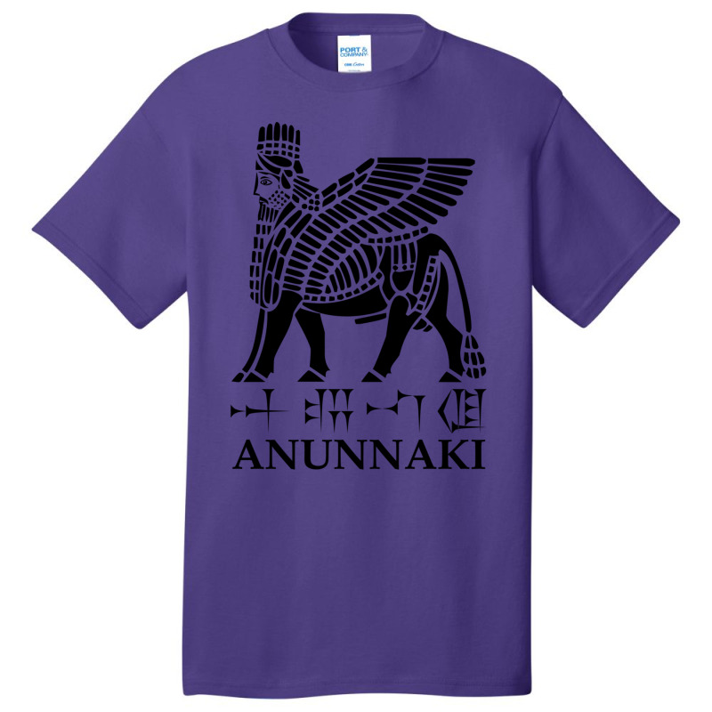 Anunnaki, Lamassu, Cuneiform Text, (blackwhite) Basic T-shirt by cm-arts | Artistshot