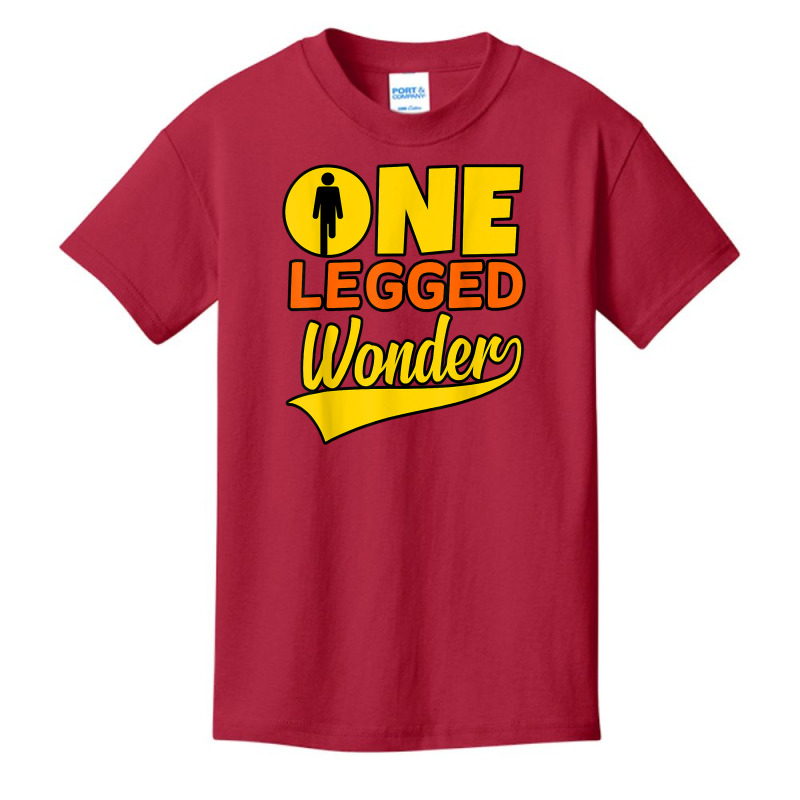 One Legged Wonder Funny Amputee Prosthetic Surgery Graphic T Shirt Basic Youth T-shirt by pypybedypa | Artistshot