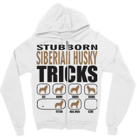 Siberian Husky Funny Dog Owners K9 Puppy Zipper Hoodie | Artistshot