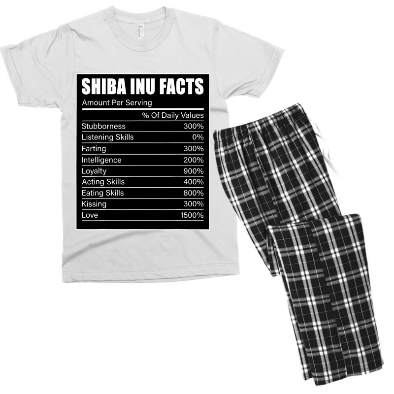 Shiba Inu Dog Lover Shiba Inu Dog Facts Shiba Inu  Men's T-shirt Pajama Set by KeziahSingleta | Artistshot