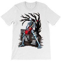 Skeleton Playing Guitar Electric Acoustic Hallowee T-shirt | Artistshot