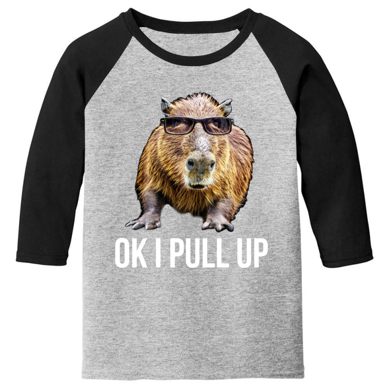 Ok I Pull Up Youth 3/4 Sleeve | Artistshot