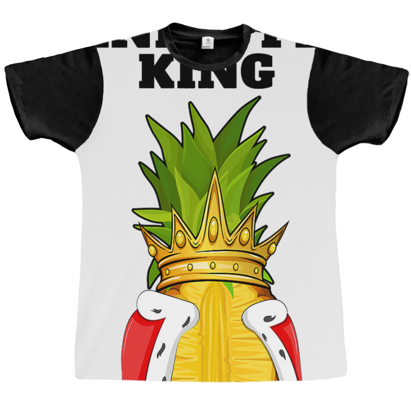 Pineapple King Mens Pineapple Lover Shirt Cute Pin Graphic T-shirt | Artistshot