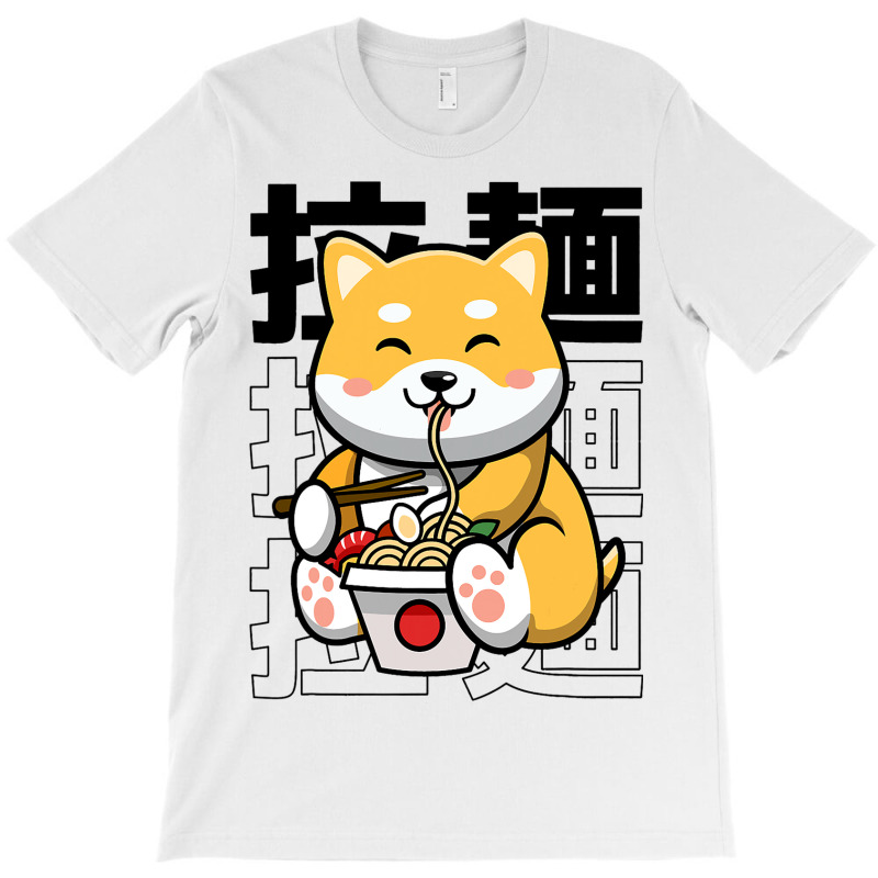 Ramen Dog Kawaii Harajuku Cute Shiba Ramen Noodles T-shirt | Artistshot