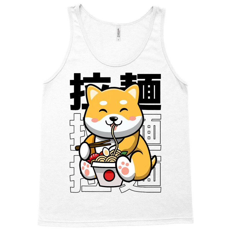 Ramen Dog Kawaii Harajuku Cute Shiba Ramen Noodles Tank Top | Artistshot