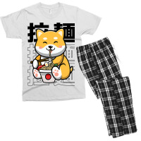 Ramen Dog Kawaii Harajuku Cute Shiba Ramen Noodles Men's T-shirt Pajama Set | Artistshot