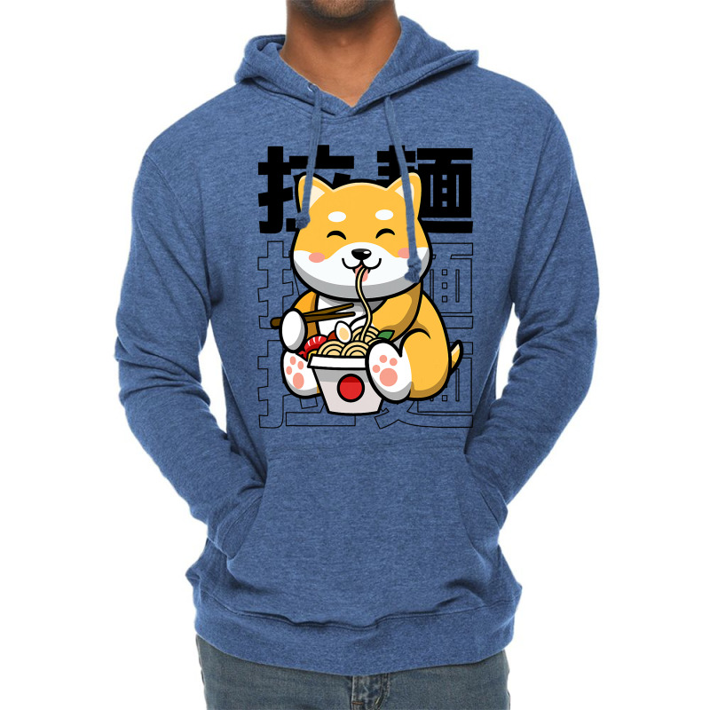 Ramen Dog Kawaii Harajuku Cute Shiba Ramen Noodles Lightweight Hoodie | Artistshot