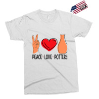 Peace Love Pottery Maker Ceramic Pottery Ceramics Exclusive T-shirt | Artistshot