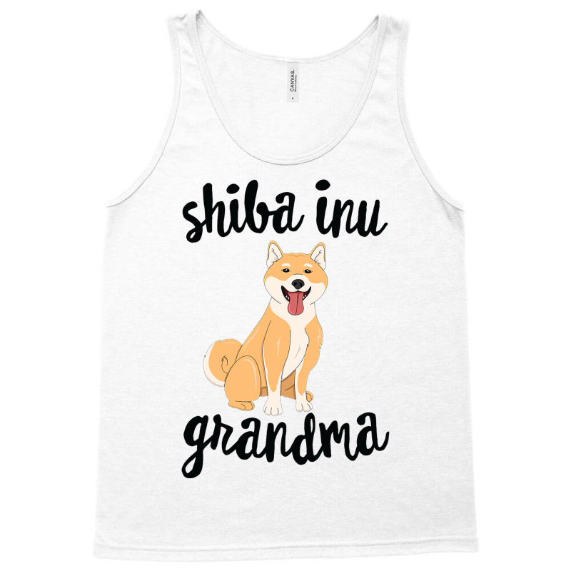 Shiba Inu Grandma Pawma Dog Grandparents Grand Maw Tank Top | Artistshot