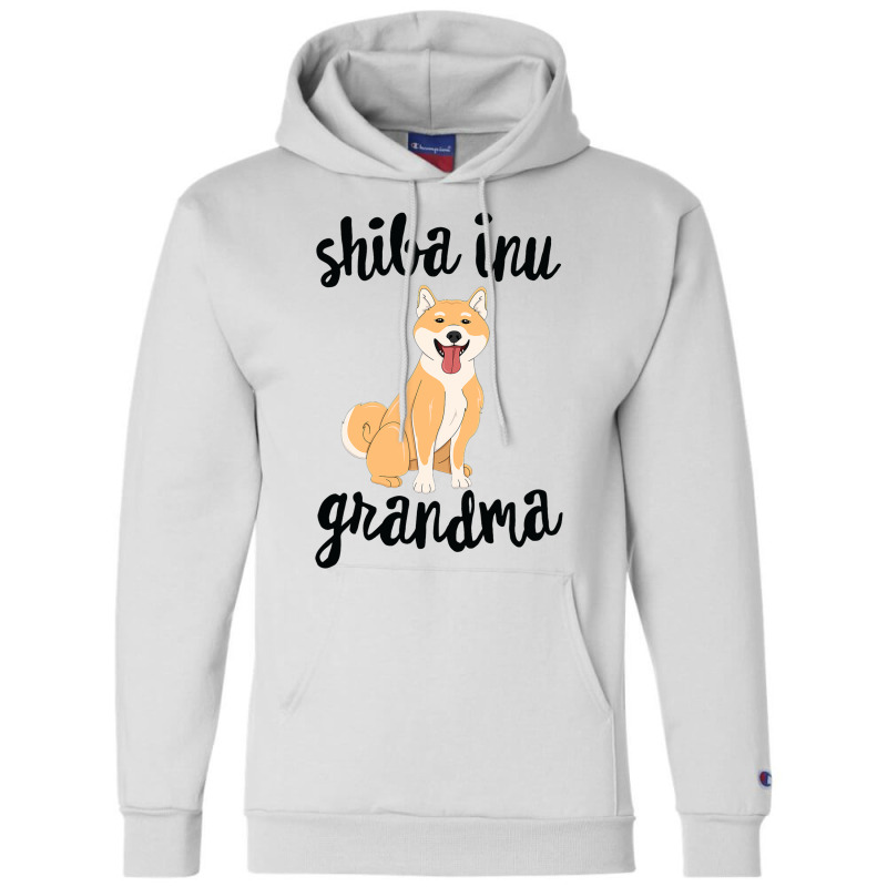 Shiba Inu Grandma Pawma Dog Grandparents Grand Maw Champion Hoodie | Artistshot