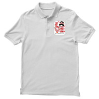 Social Worker Love Messy Bun Valentines Day Apprec Men's Polo Shirt | Artistshot