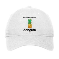 Pineapple Lovers Saying Tropical Hawaii Summer Hol Adjustable Cap | Artistshot