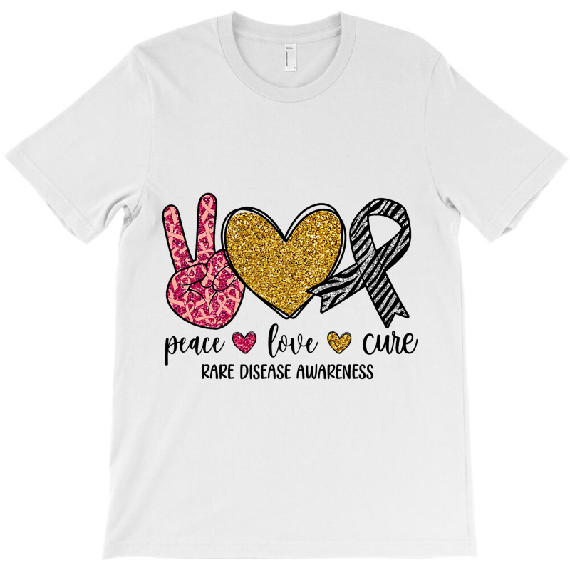 Peace Love Rare Disease Awareness Rare Disease War T-shirt | Artistshot