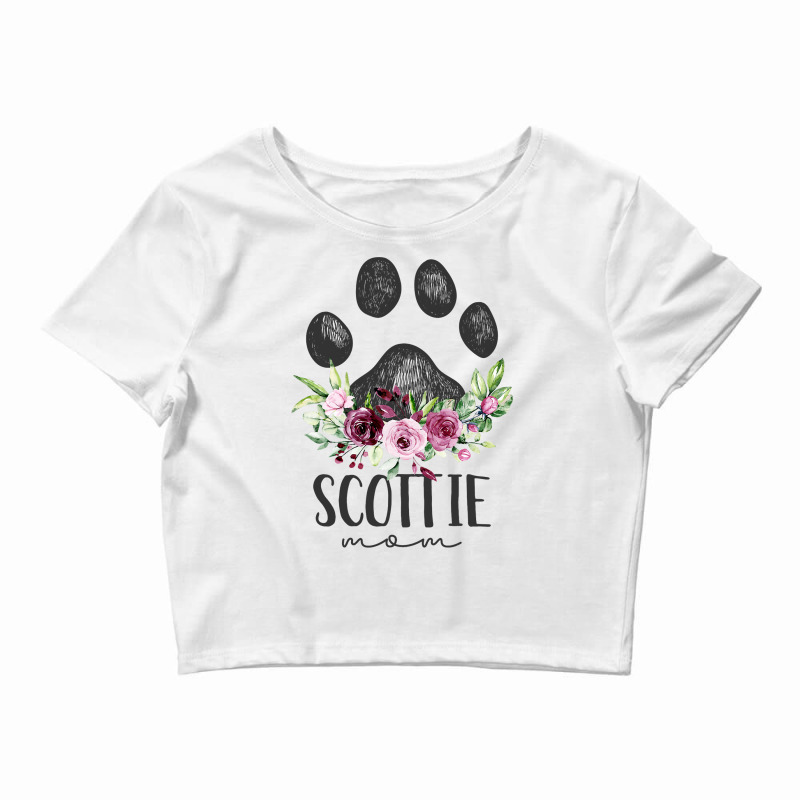 Scottish Terrier Dog Gifts Scottie Mom3 Crop Top by JESSICASIMONSEN | Artistshot