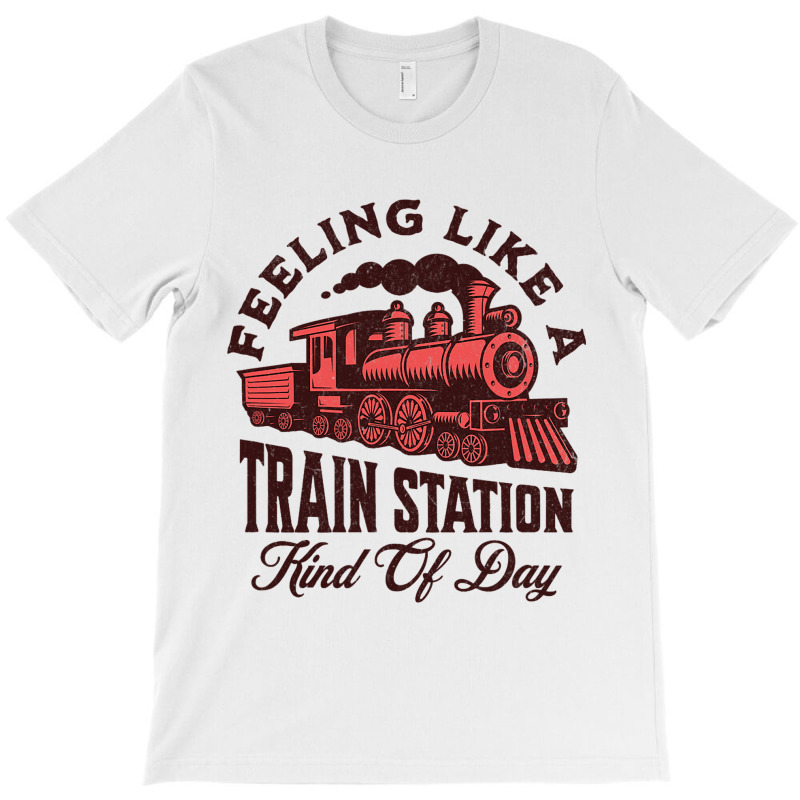 Retro Feeling Like A Train Station Kind Of Day T-shirt | Artistshot