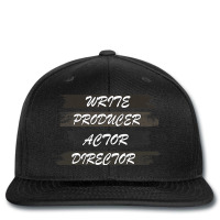 Retro Filmmaker Producer Writer Actor And Movie Di Printed Hat | Artistshot