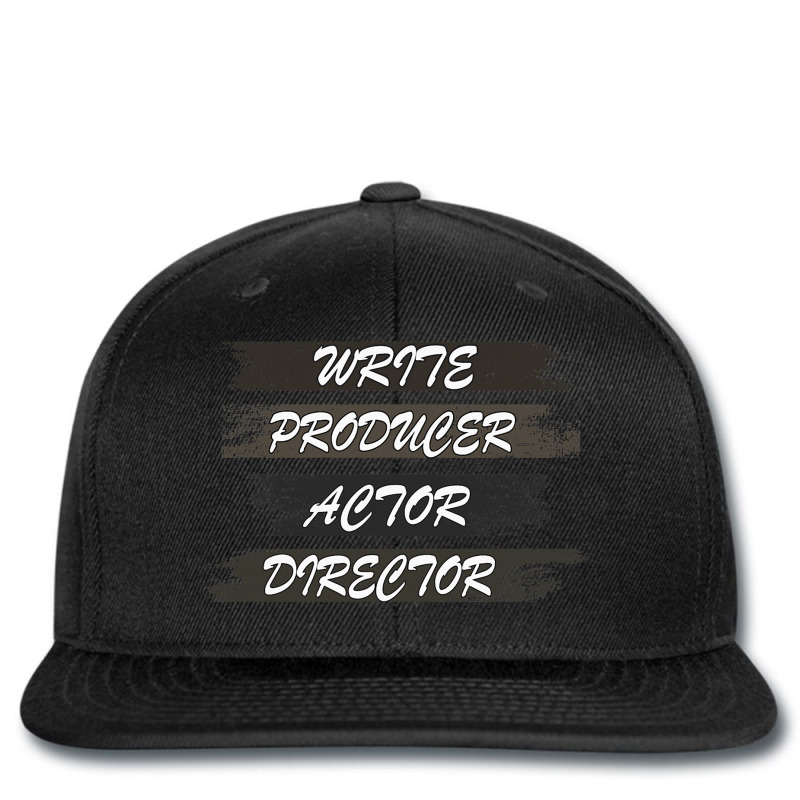 Retro Filmmaker Producer Writer Actor And Movie Di Printed hat by Vibrantora | Artistshot