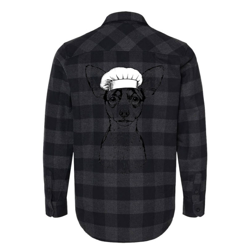 Rat Terrier Dog Cook Chef Funny Cooking Flannel Shirt | Artistshot