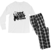 Ride Hard Dirt Harder Dirt Bike Men's Long Sleeve Pajama Set | Artistshot