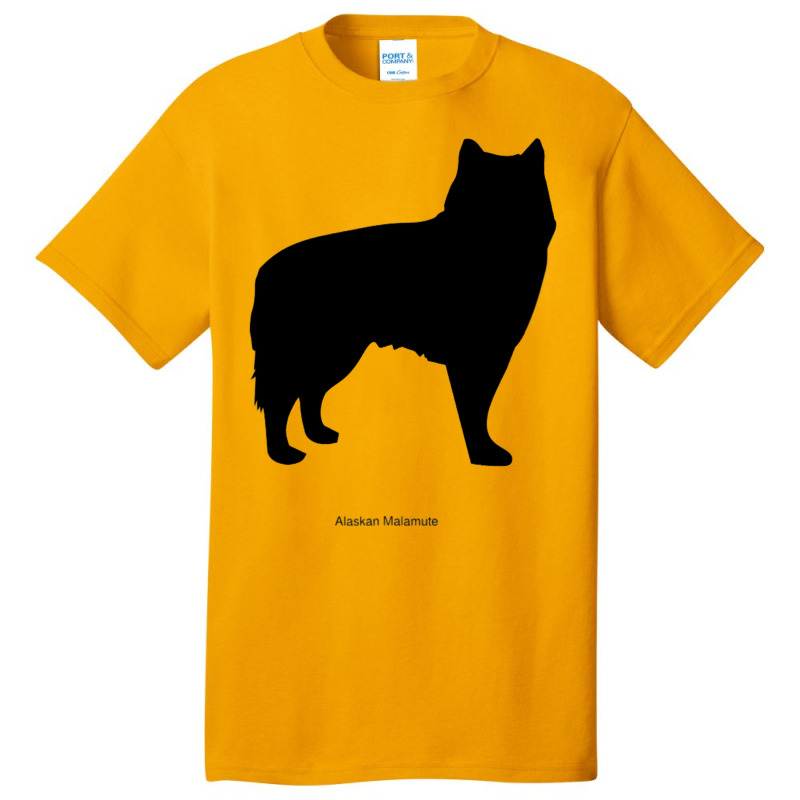 Silhouette Of Dog Breed Alaskan Malamute Basic T-shirt | Artistshot