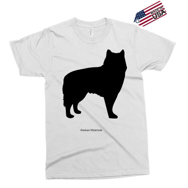 Silhouette Of Dog Breed Alaskan Malamute Exclusive T-shirt | Artistshot