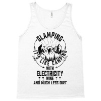 Retro Glamping Camper Glamper Women Men Wine Funny Tank Top | Artistshot